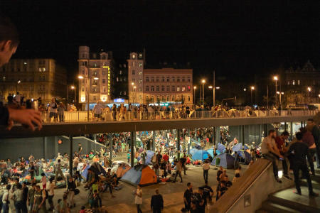 Budapest Gare Keleti septembre 2015